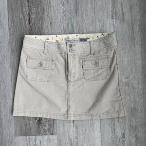 Vintage Y2K Massimo Dutti Corduroy Mini Skirt